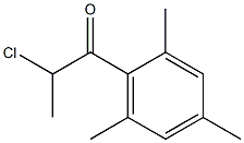 2-chloro-1-(2,4,6-trimethylphenyl)propan-1-one Struktur