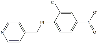 2-chloro-4-nitro-N-(pyridin-4-ylmethyl)aniline Struktur