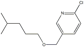 2-chloro-5-{[(4-methylpentyl)oxy]methyl}pyridine Struktur