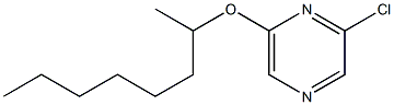 2-chloro-6-(octan-2-yloxy)pyrazine Struktur