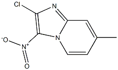 2-chloro-7-methyl-3-nitroimidazo[1,2-a]pyridine Struktur