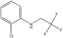 2-chloro-N-(2,2,2-trifluoroethyl)aniline Struktur