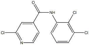 2-chloro-N-(2,3-dichlorophenyl)pyridine-4-carboxamide Struktur