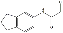 2-chloro-N-(2,3-dihydro-1H-inden-5-yl)acetamide Struktur