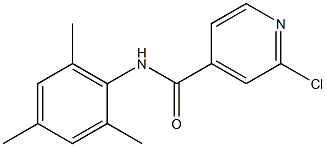 2-chloro-N-(2,4,6-trimethylphenyl)pyridine-4-carboxamide Struktur