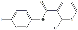 2-chloro-N-(4-iodophenyl)pyridine-3-carboxamide Struktur