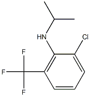 2-chloro-N-(propan-2-yl)-6-(trifluoromethyl)aniline Struktur