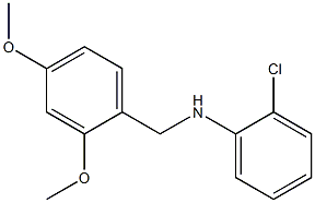 2-chloro-N-[(2,4-dimethoxyphenyl)methyl]aniline Struktur