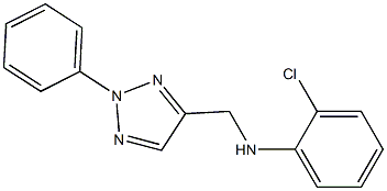 2-chloro-N-[(2-phenyl-2H-1,2,3-triazol-4-yl)methyl]aniline Struktur