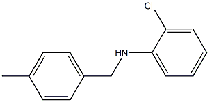 2-chloro-N-[(4-methylphenyl)methyl]aniline Struktur