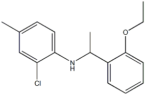 2-chloro-N-[1-(2-ethoxyphenyl)ethyl]-4-methylaniline Struktur