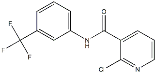 2-chloro-N-[3-(trifluoromethyl)phenyl]pyridine-3-carboxamide Struktur