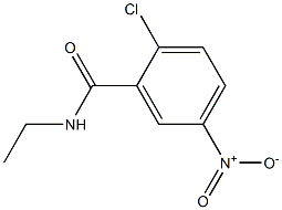 2-chloro-N-ethyl-5-nitrobenzamide Struktur