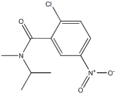 2-chloro-N-methyl-5-nitro-N-(propan-2-yl)benzamide Struktur