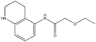 2-ethoxy-N-(1,2,3,4-tetrahydroquinolin-5-yl)acetamide Struktur