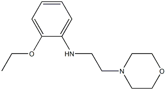 2-ethoxy-N-[2-(morpholin-4-yl)ethyl]aniline Struktur