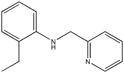 2-ethyl-N-(pyridin-2-ylmethyl)aniline Struktur