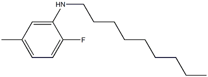 2-fluoro-5-methyl-N-nonylaniline Struktur