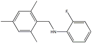 2-fluoro-N-[(2,4,6-trimethylphenyl)methyl]aniline Struktur