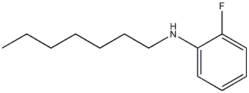 2-fluoro-N-heptylaniline Struktur