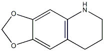 2H,5H,6H,7H,8H-[1,3]dioxolo[4,5-g]quinoline Struktur