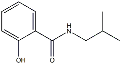 2-hydroxy-N-(2-methylpropyl)benzamide Struktur