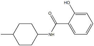 2-hydroxy-N-(4-methylcyclohexyl)benzamide Struktur