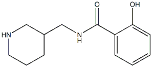 2-hydroxy-N-(piperidin-3-ylmethyl)benzamide Struktur