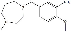 2-methoxy-5-[(4-methyl-1,4-diazepan-1-yl)methyl]aniline Struktur