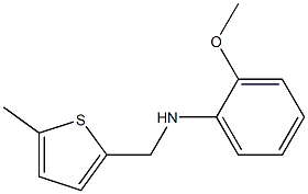 2-methoxy-N-[(5-methylthiophen-2-yl)methyl]aniline Struktur