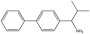 2-methyl-1-(4-phenylphenyl)propan-1-amine Struktur