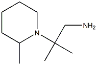 2-methyl-2-(2-methylpiperidin-1-yl)propan-1-amine Struktur