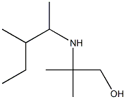 2-methyl-2-[(3-methylpentan-2-yl)amino]propan-1-ol Struktur