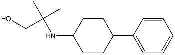 2-methyl-2-[(4-phenylcyclohexyl)amino]propan-1-ol Struktur