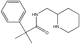 2-methyl-2-phenyl-N-(piperidin-2-ylmethyl)propanamide Struktur