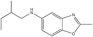 2-methyl-N-(2-methylbutyl)-1,3-benzoxazol-5-amine Struktur