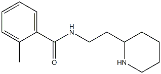 2-methyl-N-(2-piperidin-2-ylethyl)benzamide Struktur