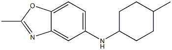 2-methyl-N-(4-methylcyclohexyl)-1,3-benzoxazol-5-amine Struktur