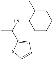 2-methyl-N-[1-(thiophen-2-yl)ethyl]cyclohexan-1-amine Struktur