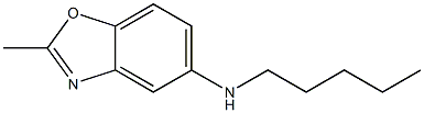 2-methyl-N-pentyl-1,3-benzoxazol-5-amine Struktur