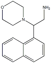 2-morpholin-4-yl-2-(1-naphthyl)ethanamine Struktur