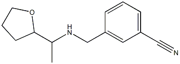 3-({[1-(oxolan-2-yl)ethyl]amino}methyl)benzonitrile Struktur