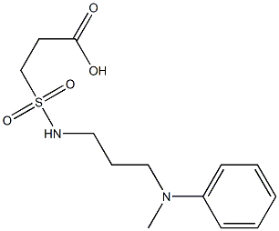 3-({3-[methyl(phenyl)amino]propyl}sulfamoyl)propanoic acid Struktur