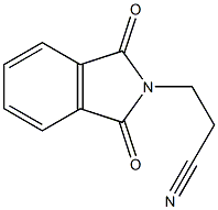 3-(1,3-dioxo-1,3-dihydro-2H-isoindol-2-yl)propanenitrile Struktur