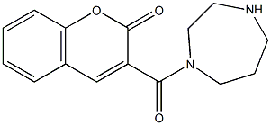 3-(1,4-diazepan-1-ylcarbonyl)-2H-chromen-2-one Struktur