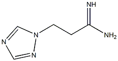 3-(1H-1,2,4-triazol-1-yl)propanimidamide Struktur