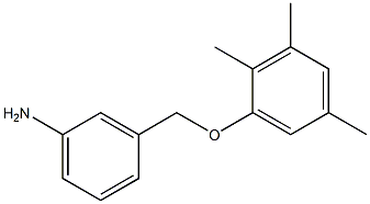 3-(2,3,5-trimethylphenoxymethyl)aniline Struktur