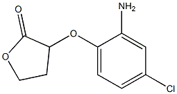 3-(2-amino-4-chlorophenoxy)oxolan-2-one Struktur