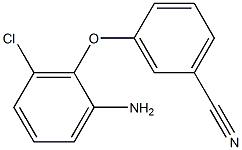 3-(2-amino-6-chlorophenoxy)benzonitrile Struktur