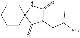 3-(2-aminopropyl)-1,3-diazaspiro[4.5]decane-2,4-dione Struktur